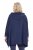 Ulla Popken 837190 Kućni pončo s kapuljačom Tamnoljubičasta - Pidžame/Loungewear - 