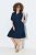 Ulla Popken 838567 Haljina kratkih rukava Višebojna - Midi haljine - Ženske midi haljine plus size