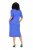 Ulla Popken 838765 Haljina od jerseya kratkih rukava s V-izrezom Sivoplava - Midi haljine - Ženske midi haljine plus size