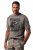 JP1880 Beer King Design Vintage Looking T-Shirt Gray - Majice Kratkih Rukava - Muške Majice Kratkih Rukava Veliki Brojevi 