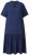 Ulla Popken 840367 Midi haljina kratkih rukava s V-izrezom Tamnoplava - Midi haljine - Ženske midi haljine plus size