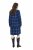 Ulla Popken 840929 Karirana haljina Tamnoplava - Midi haljine - Ženske midi haljine plus size