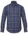 JP1880 Checked Shirt Long Sleeve Kent Collar Anthracite - Košulje - Muške Košulje Veliki Brojevi