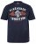 JP1880 T-Shirt Short Sleeve Chest Print Navy - Majice Kratkih Rukava - Muške Majice Kratkih Rukava Veliki Brojevi 