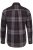 JP1880 Shirt Flannel Long Sleeve Dark Brown - Košulje - Muške Košulje Veliki Brojevi