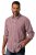 JP1880 Checked Flannel Shirt Long Sleeve Light Red - Košulje - Muške Košulje Veliki Brojevi