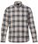 JP1880 Checked Flannel Shirt Long Sleeve Dark Dusty Pink - Košulje - Muške Košulje Veliki Brojevi