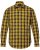 JP1880 Checked Shirt Long Sleeve Kent Collar Curry - Košulje - Muške Košulje Veliki Brojevi