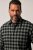 JP1880 Checked Flannel Shirt Long Sleeve Eucalyptus Green - Košulje - Muške Košulje Veliki Brojevi
