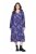 Ulla Popken 841873 Cvjetna midi haljina Tamnoplava - Midi haljine - Ženske midi haljine plus size