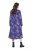 Ulla Popken 841873 Cvjetna midi haljina Tamnoplava - Midi haljine - Ženske midi haljine plus size