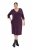 Ulla Popken 841952 Sportska haljina s 3/4 rukavima Boja šljive - Midi haljine - Ženske midi haljine plus size
