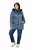 Ulla Popken 842013 Prošivena jakna Denim plava - Jakne - Jakne za žene velikih veličina