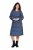 Ulla Popken 842153 Uzorkovana midi haljina Petrolej - Midi haljine - Ženske midi haljine plus size