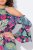 Ulla Popken 842471 Uzorkovana midi haljina Tamnoplava - Midi haljine - Ženske midi haljine plus size