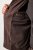 JP1880 Jacket Buffed Nubuck Lamb Leather Brown - Jakne - Muške Jakne Veliki Brojevi