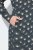 Ulla Popken 843506 Uzorkovana sportska haljina Crna - Haljine od trenirke - 