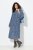 Ulla Popken 844594 Cvjetna midi haljina Tamnoplava - Midi haljine - Ženske midi haljine plus size