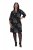 Ulla Popken 844739 Haljina s 3/4 rukavima Crna - Midi haljine - Ženske midi haljine plus size