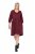 Ulla Popken 844945 Haljina od jerseya A-kroja s V-izrezom Boja šljive - Haljine od jerseyja - 