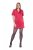 Ulla Popken 845148 Cvjetna uska haljina Magenta - Haljine - Haljine za sve veličine