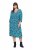Ulla Popken 845360 Uzorkovana midi haljina Svijetloplava - Midi haljine - Ženske midi haljine plus size
