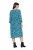 Ulla Popken 845360 Uzorkovana midi haljina Svijetloplava - Midi haljine - Ženske midi haljine plus size