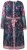 Ulla Popken 845649 Cvjetna šifonska haljina Tamnoplava - Midi haljine - Ženske midi haljine plus size