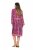 Ulla Popken 845649 Midi haljina dugih rukava Bobičasto crvena - Midi haljine - Ženske midi haljine plus size