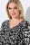 Ulla Popken 845825 Cvjetna midi haljina s 3/4 rukavima Crna - Midi haljine - Ženske midi haljine plus size