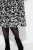 Ulla Popken 845825 Cvjetna midi haljina s 3/4 rukavima Crna - Midi haljine - Ženske midi haljine plus size