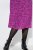 Ulla Popken 845825 Cvjetna midi haljina s V-izrezom Lila - Midi haljine - Ženske midi haljine plus size