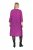 Ulla Popken 845825 Cvjetna midi haljina s V-izrezom Lila - Midi haljine - Ženske midi haljine plus size