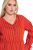 Ulla Popken 845863 Prugasta midi haljina s pojasom za vezanje Koraljna - Midi haljine - Ženske midi haljine plus size