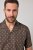 JP1880 Boxy Cuba Short Sleeve Shirt Brown - Košulje - Muške Košulje Veliki Brojevi