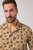 JP1880 Boxy Cuba Short Sleeve Shirt Camel - Košulje - Muške Košulje Veliki Brojevi