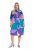 Ulla Popken 846351 Uzorkovana košuljasta haljina Lila - Midi haljine - Ženske midi haljine plus size