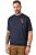JP1880 846657 Majica bellyfit s našivcima Tamnoplava TALL - TALL T-shirts - Majice za Visoke Muškarce