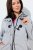 Ulla Popken 846744 Softshell jakna Siva melange - Jakne - Jakne za žene velikih veličina