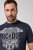 JP1880 AC/DC Black Ice T-Shirt Navy - Majice bendova - Band majice za muškarce