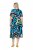 Ulla Popken 847324 Uzorkovana midi haljina Tamnoplava - Midi haljine - Ženske midi haljine plus size