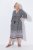 Ulla Popken 847798 Midi haljina A-kroja s V-izrezom Crna - Midi haljine - Ženske midi haljine plus size