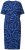 Ulla Popken 848162 Uzorkovana midi haljina Tamnoplava - Midi haljine - Ženske midi haljine plus size