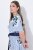 Ulla Popken 849662 Cvjetna košuljasta haljina Prljavo bijela - Midi haljine - Ženske midi haljine plus size