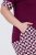 Ulla Popken 849850 Pidžama s kariranim uzorkom Bobičasto crvena - Pidžame/Loungewear - 