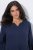 Ulla Popken 849856 Haljina s volanima Tamnoplava - Midi haljine - Ženske midi haljine plus size