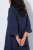 Ulla Popken 849856 Haljina s volanima Tamnoplava - Midi haljine - Ženske midi haljine plus size