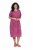 Ulla Popken 850346 Uzorkovana haljina s V-izrezom Ružičasta - Midi haljine - Ženske midi haljine plus size