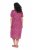 Ulla Popken 850346 Uzorkovana haljina s V-izrezom Ružičasta - Midi haljine - Ženske midi haljine plus size