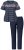 Ulla Popken 850403 Pidžama s cvjetnim uzorkom Tamnoplava - Pidžame/Loungewear - 
